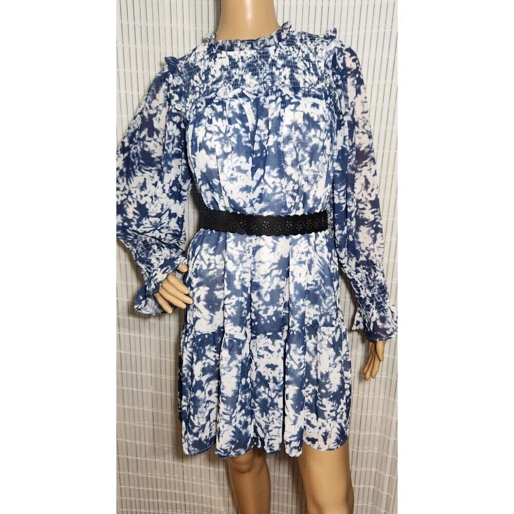 Moodie Dress For Women Size XS Blue long Sleeve Lined Back Zipper - Picture 5 of 16
